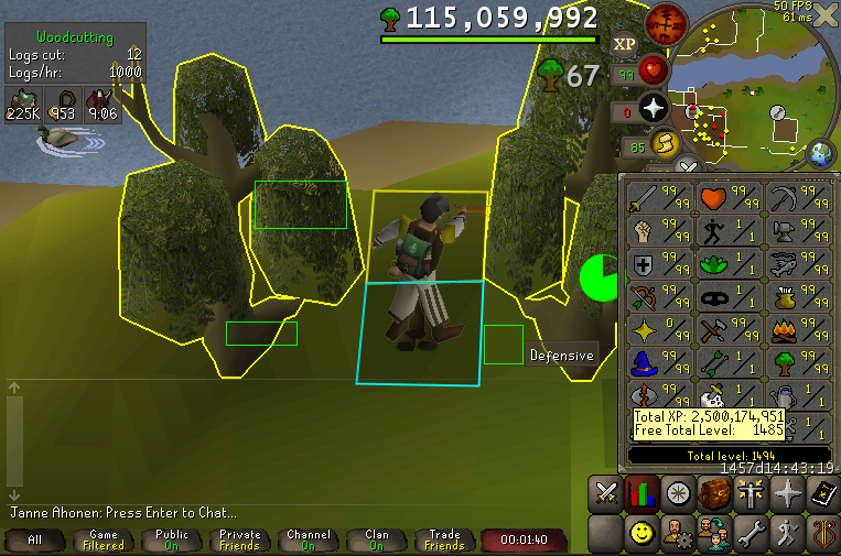 Bartoszowe's tweet image. 500M TO GO WOWAWEWA #osrs #f2p