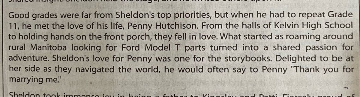 KevinRollason's tweet image. Sheldon Bowles flunked Grade 11 and had to take it again - but that’s how he met his wife. The son of a Lt.-Gov., he went on to be business editor at the Free Press, a New York Times best selling author, and president of Domo Gasoline #RIP @WinnipegNews passages.winnipegfreepress.com/passage-detail…