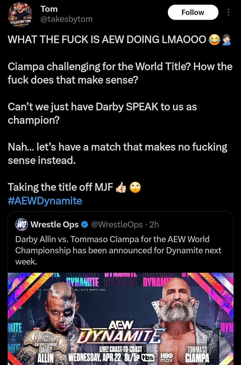 WrestleCringe tweet media