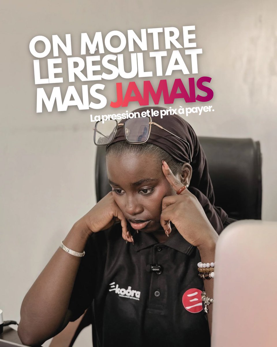 ekoora_sn's tweet photo. On voit le résultat.
Mais derrière, il y a des heures de réflexion, de doute et de pression que personne ne voit.

C’est là que tout se joue.

#Ekoora #Webdesign #Business #UXDesign https://t.co/yNAQDzpg8G