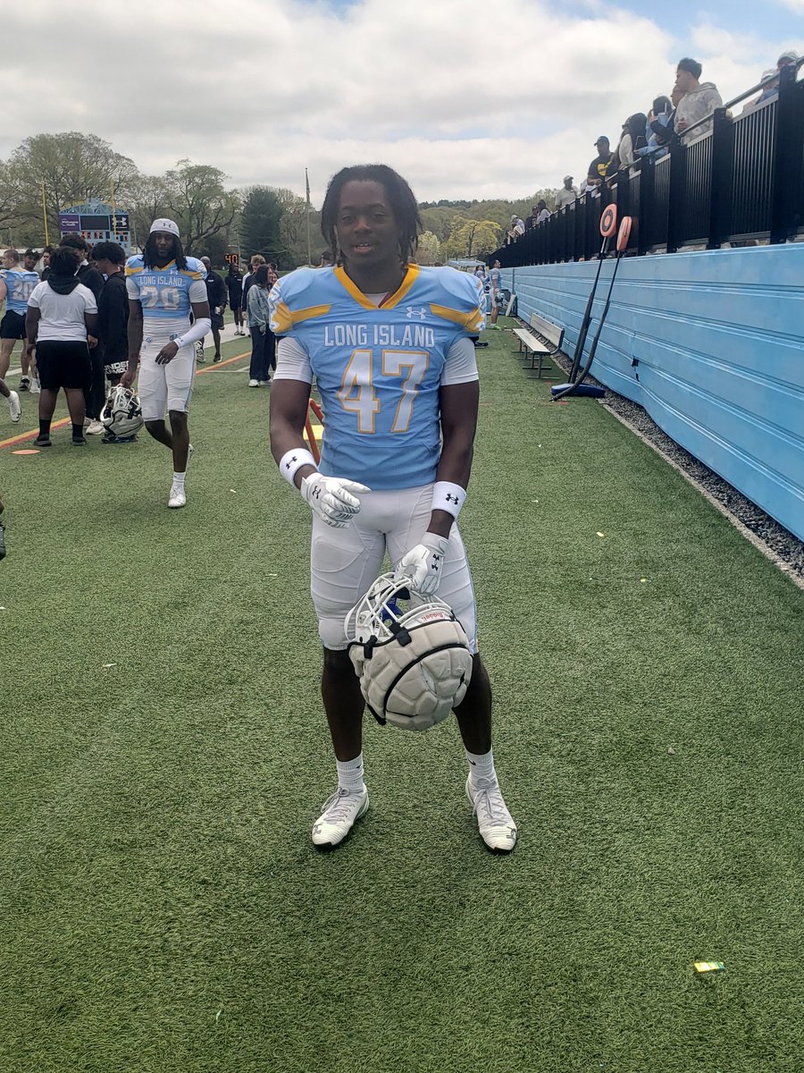 cjb3718's tweet photo. Getting ready @LIUSharksFB Spring Game, and hanging with my lil bro @ElijahB_QB https://t.co/rqEfjNsCoz