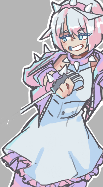 NuclearDojo's tweet photo. Elphelt #GGST (comm wip.) https://t.co/XchX5bylpe