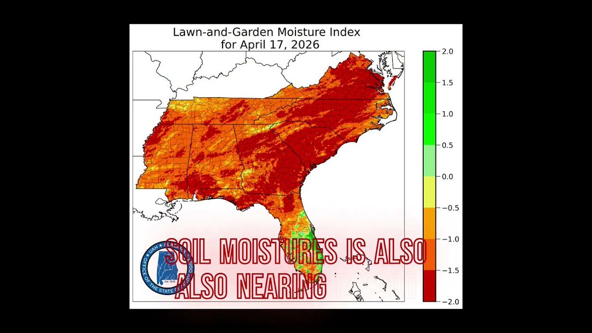 Did you know that the Southeast is seeing record-breaking drought levels right now? 🚨 I just uploaded a Short diving into what's happening and why it matters.

Watch the update here: youtube.com/shorts/Abq38iY… 

What weather topics should I cover next?