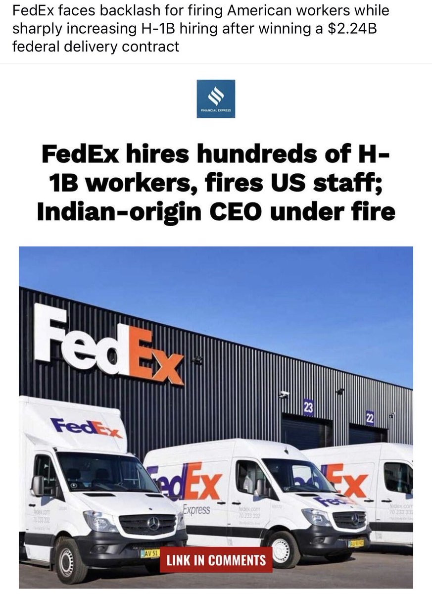 $2.24 BILLION DOLLAR FED CONTRACT:

Indian CEO playbook - get a multi-year contract - even with the federal
Government - then FIRE ALL AMERICANS and replace them with unskilled INDIANS.

ALL INDIAN VISAS ARE FRAUD.