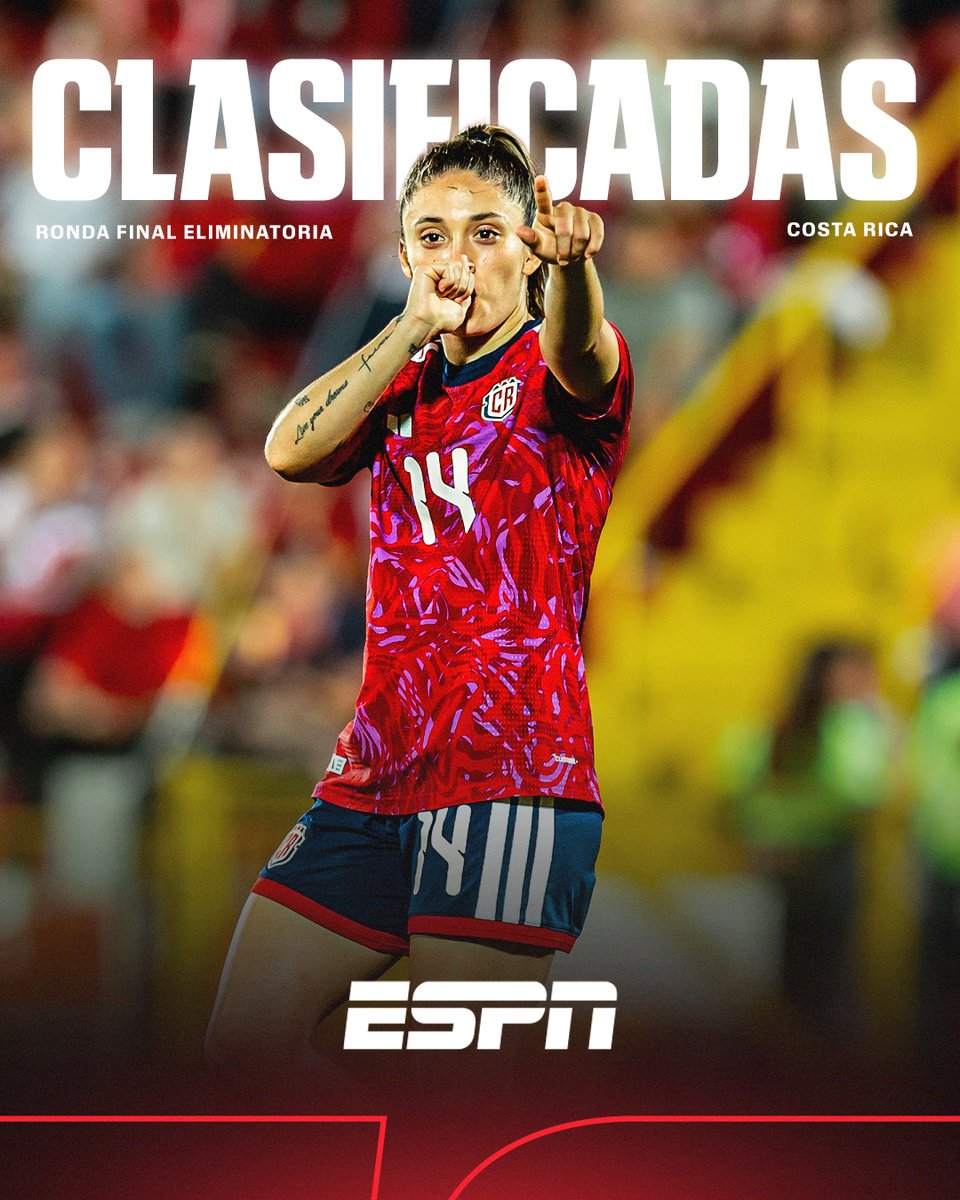 ESPN_CENAM's tweet image. 🇨🇷 COSTA RICA, CON BOLETO DIRECTO A LA RONDA FINAL🔥🔜 

Las ticas vencieron sin problemas a Guatemala en San José y se mete a los cruces finales del camino a Brasil 2027⚽️ 

▶️El clasificatorio femenino de la Concacaf en el Plan Premium de #DisneyPlus