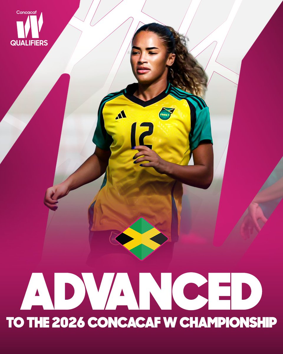 Reggae vibes at the Concacaf W Championship 2026 🇯🇲
