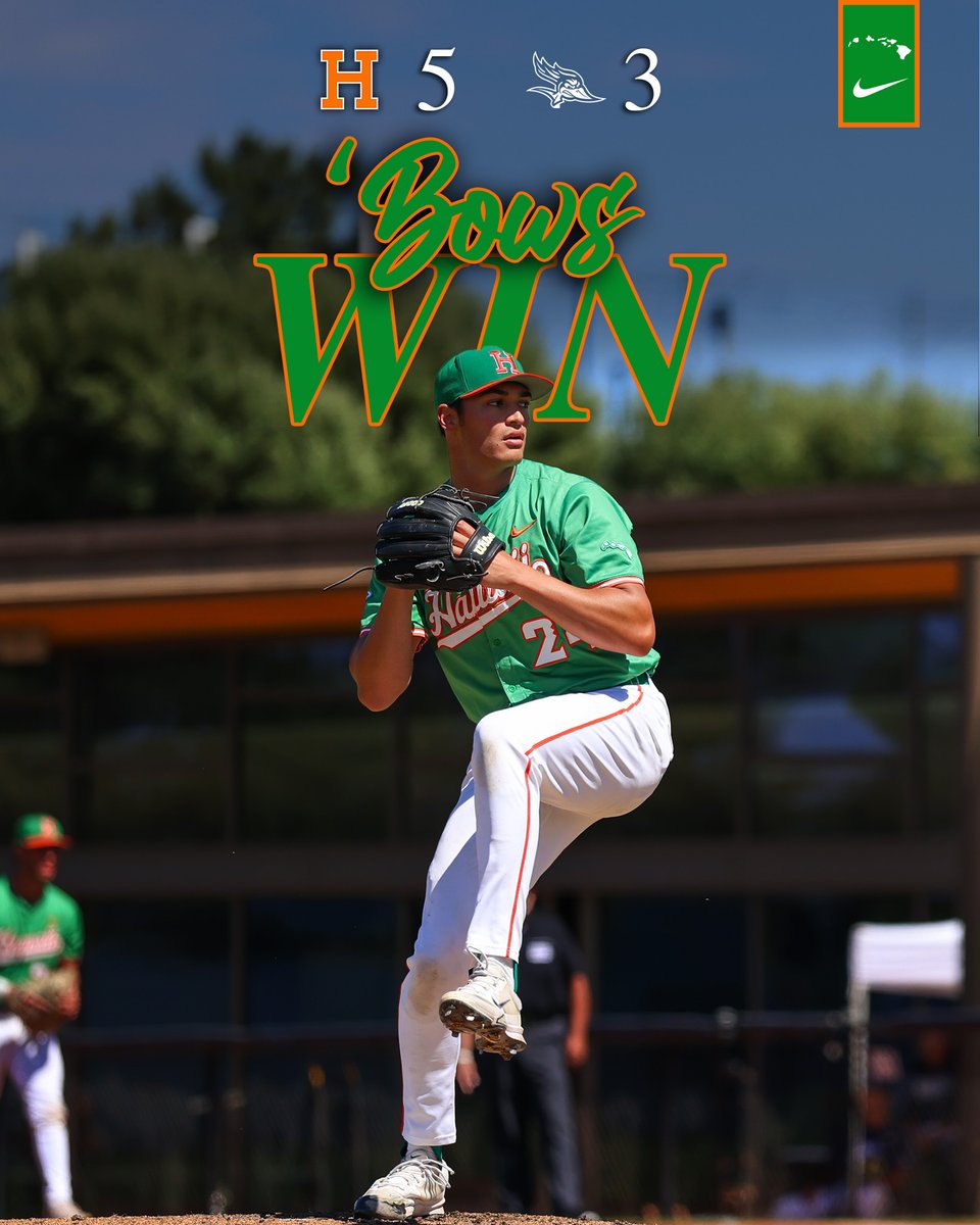 HawaiiBaseball's tweet image. Needed a dub. Got a dub 😤

#GoBows