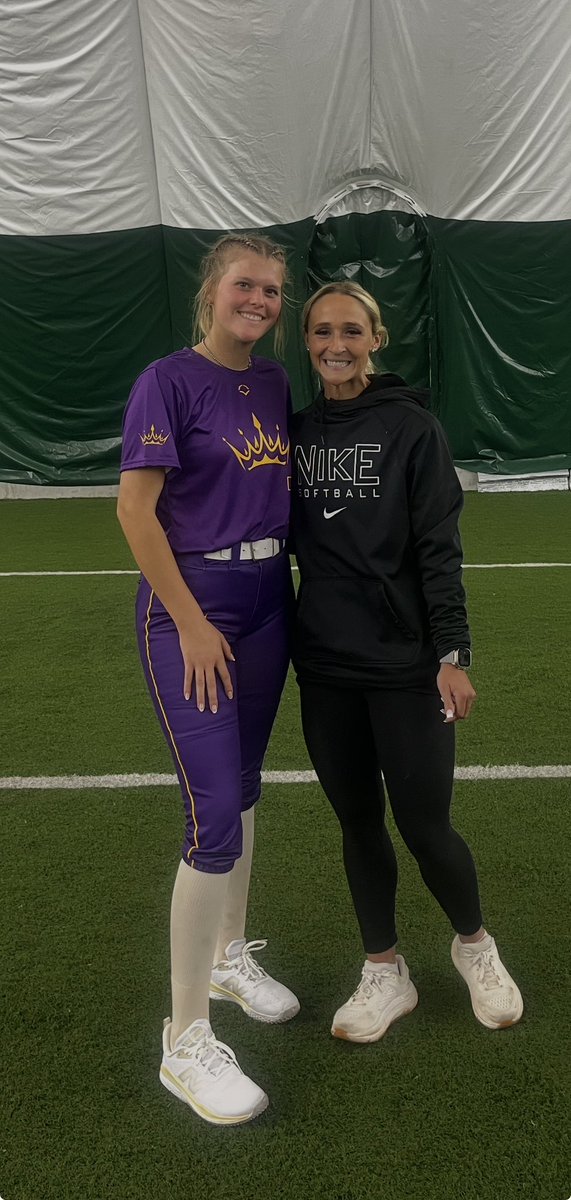 Emory_Vickers08's tweet image. Great weekend in Tahlequah. 💚

Thank you to the Northeastern State Coaches &amp;amp; players for a great camp and valuable feedback.

Competed with purpose. Got better.

Uncommitted… for now. 👑

@powerhousekaty @macy_taylor2 @kkenzienncole @RyltyFP

#NortheasternState #Softball