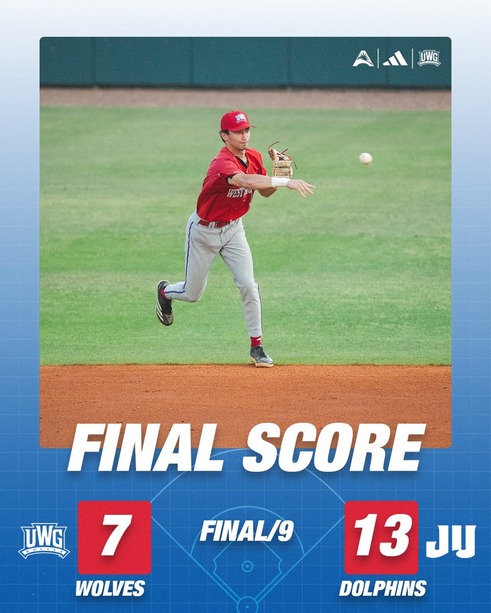 UWGBaseball's tweet image. Final. 

#BuiltForMore