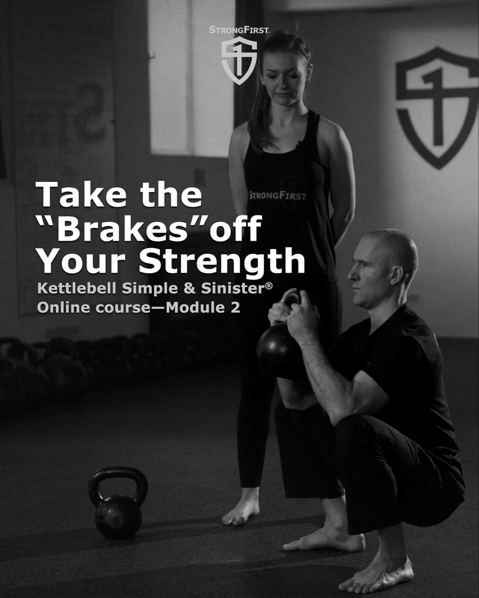 BeStrongFirst's tweet photo. Ready for summer? Today is your last call to drop a few pounds and boost your strength and conditioning.
 The obvious program choice: Kettlebell Simple & Sinister. Book or video—for best results, use both.
 ➤ If you are new to kettlebells, start here. ➤ If you have been away, it’s time to come back. ➤ If you have hit a plateau with another program, reset here.
➤One kettlebell. Two high-yield lifts. ➤ Easy to start. Hard to finish.
 No decision fatigue. No heroic efforts required. Just discipline.
 Sample our S&S online video course today. Two modules are free to watch: ☑️ Module 2: Take the “Brakes” Off Your Strength (unlocked for a week)
https://t.co/E781zVoOfP
 ☑️ Module 3: The Deadlift—the Most Fundamental Strength Skill
https://t.co/XDo3rpdOfw
  #strongfirst #simpleandsinister #hardstylekettlebell #bestrongfirst #strengthandconditioning