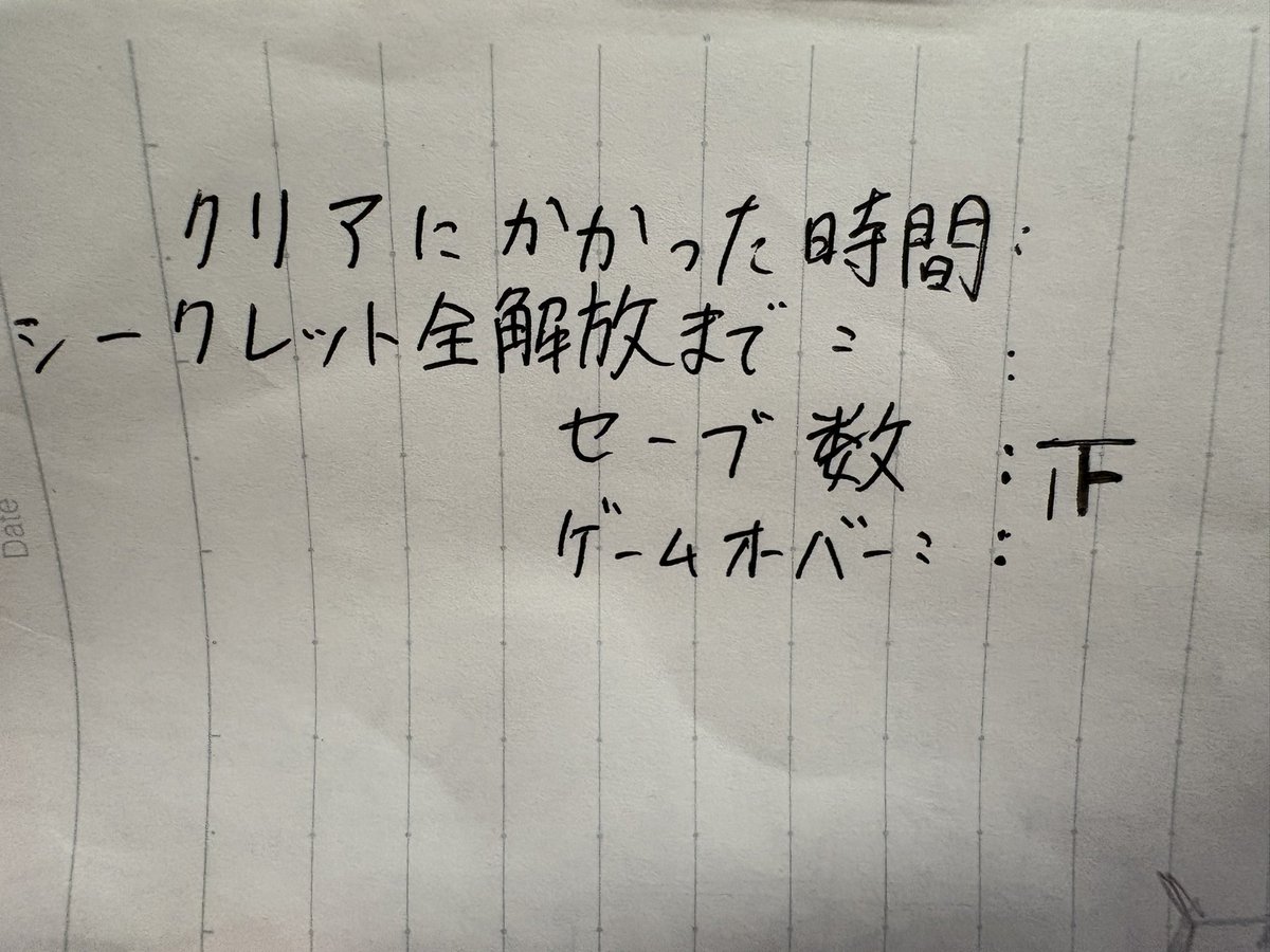 何度もプレイしたゲームを何時間でクリアできるかを測ってます🎮