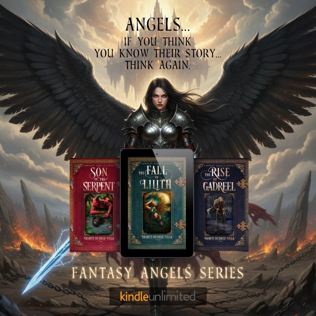 book_khaleesi's tweet image. ANGELS... you think you know their story?
Think again.
📌 amazon.com/dp/B08Q4CHHGH
START READING the Fantasy Angels Series by Vashti Quiroz Vega. 👍
#Free #kindleunlimited
GET YOUR COPY!

@VashtiQV #fantasy #angels #bookworms #mustread
#amreading #kindle #readers #books
#thankyou
