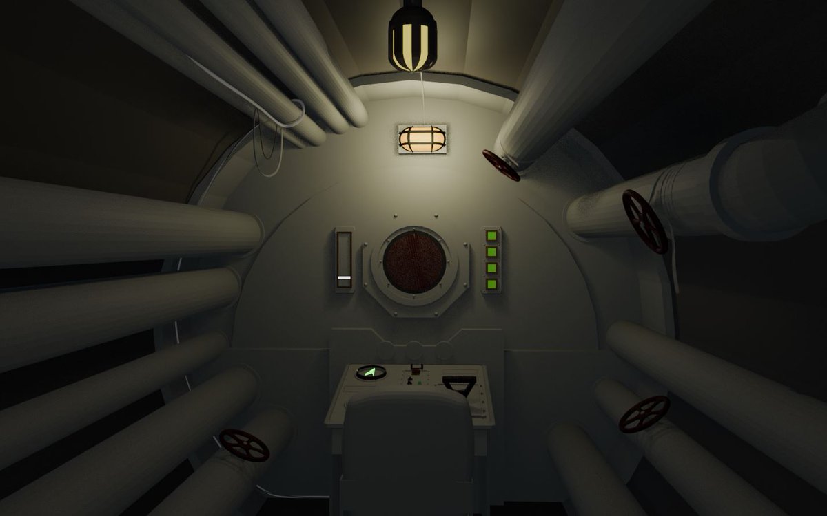 Jason_Roussy's tweet image. Finally finished modeling @markiplier 's Iron Lung version of the submarine!! Took a bit but got it done, now time to texture it!!
#3dmodel #3dartist #gamedev #leveldesign #3Dmodeling #artist #texturing #gameartist #ironlung #ironlungmovie #markiplier #markipliermovie