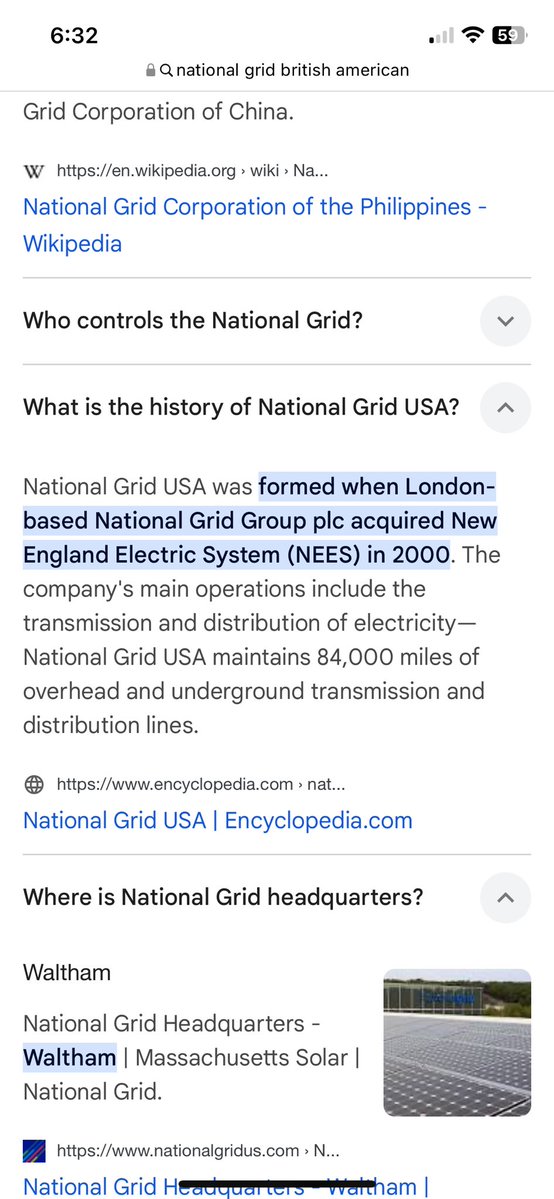 Eugene646's tweet image. National grid is British owned 
National security threat 
Remove British ownership from America 
#yankees 
National grid control energy in Massachusetts and New York