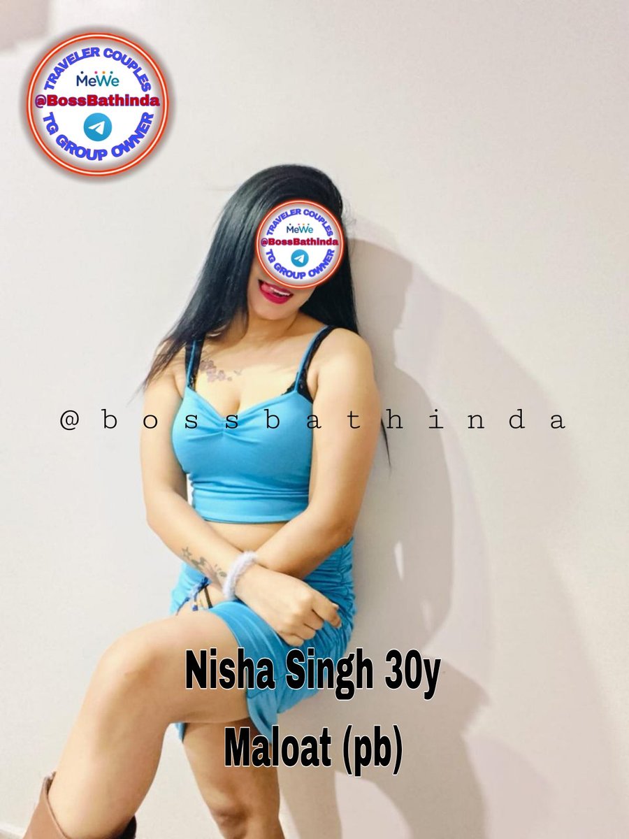 Preevicky37's tweet image. Nisha Singh from Maloat (PB)
#bossbathinda #TELEGRAM #group #MEMBERS