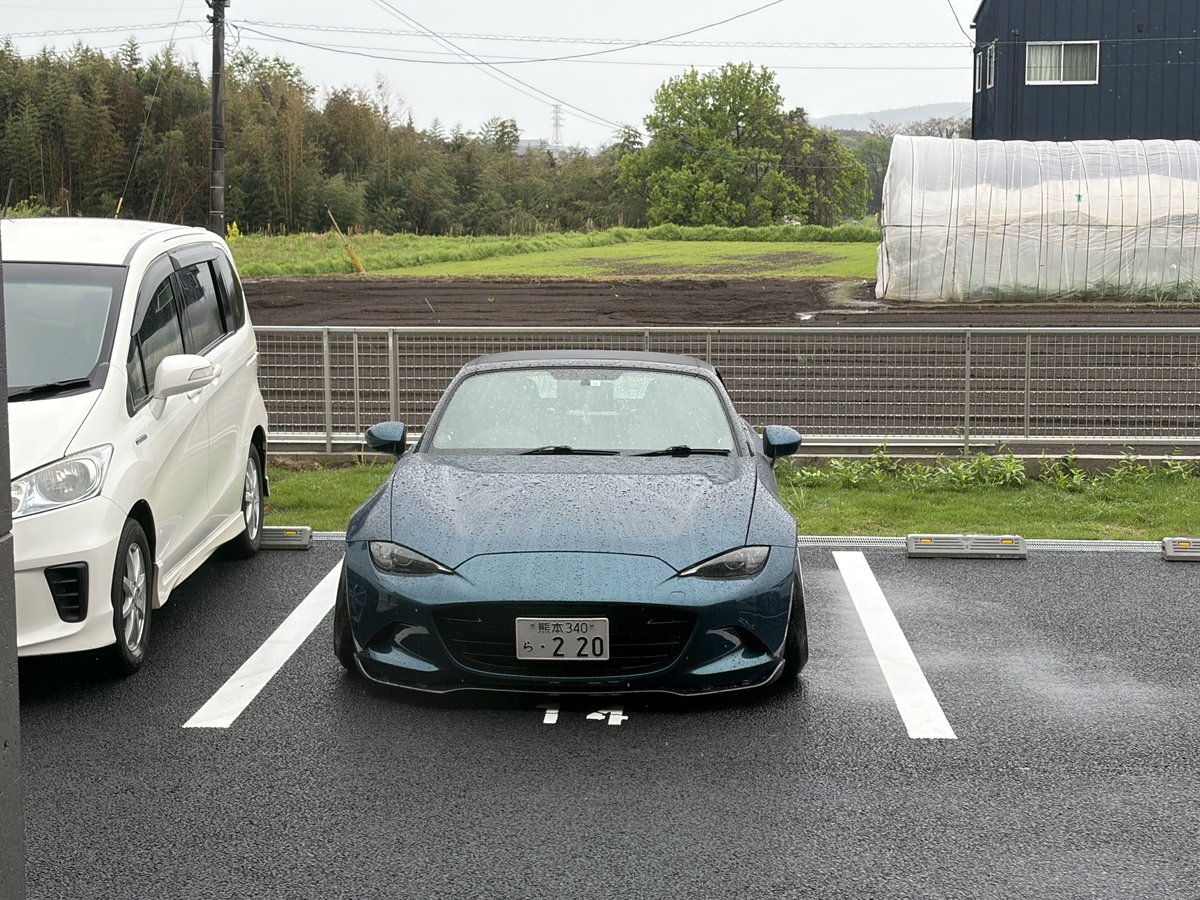 この雨じゃオイル交換厳しいか😇