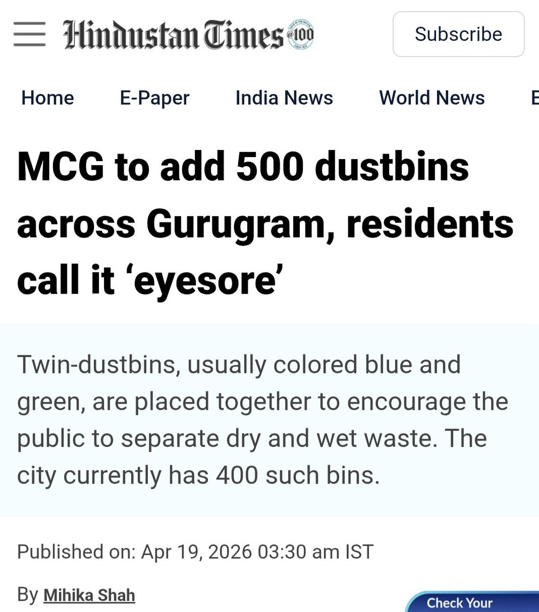 GURGAON = URBAN SLUM tweet media