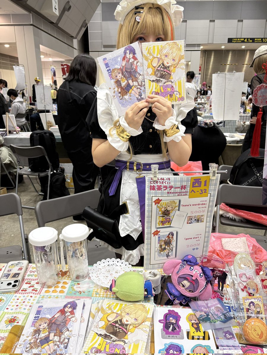 設営しました！！
よろしくお願いします！！