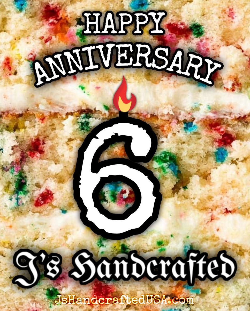 JsHandcraftedUS's tweet image. J's turns 6 YEARS OLD!
Thank you all so much for the epic support over the years!
Use the code 6YEARS and enjoy a nice discount through the end of the weekend!
JsHandcraftedUSA.com 

Thank you all so much again!

Cheers!

🤘🇺🇸🤘
- J.
#americanmade #sale #irish #beardcare #soap