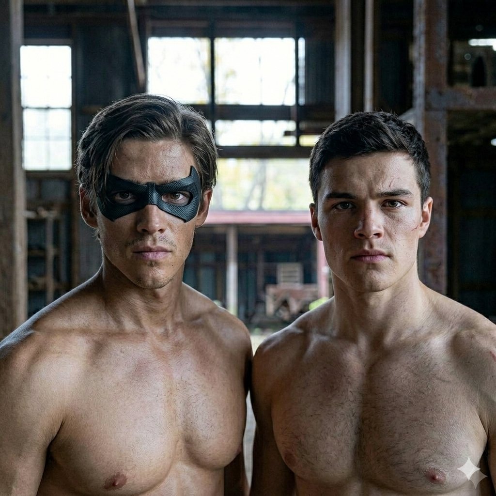 iwasla2's tweet photo. Superman, Batman, Nightwing &amp; Superboy (Ben Affleck, Brenton Thwaites, Henry Cavill, Dylan Sprayberry) https://t.co/XlCGYnBvTf