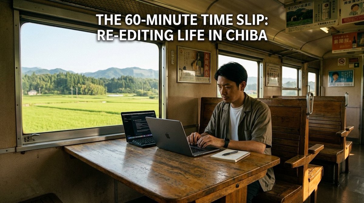 JapanSpotGuide's tweet image. Tokyo’s algorithm is hacking your brain. 🧠
Escape to Chiba—a 60-min time slip into silence.
My secret workflow for re-editing your life and prompting AI in total stillness is live. 🏔️⌨️ 👇
patreon.com/posts/60-minut…

#DigitalNomad #TokyoLife #DeepWork