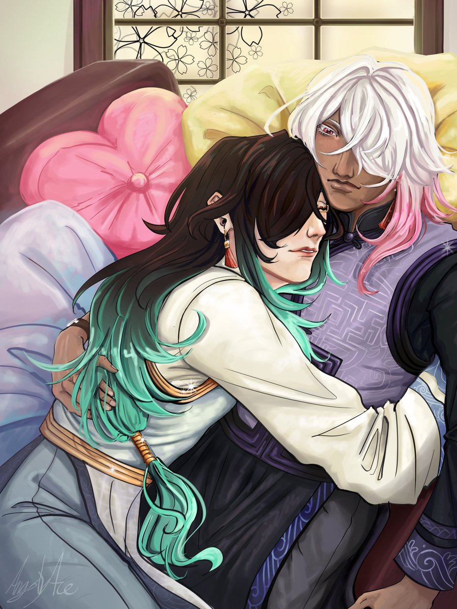 AngstyAcee's tweet photo. XieFan cuddles #Wuchang https://t.co/yMIxXrtpkF