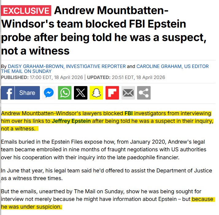 They spend all their time trying to badmouth Harry and Meghan when they SHOULD be reporting on this. 

This is doing REAL damage to that family, not a couple pulling off a successful trip.