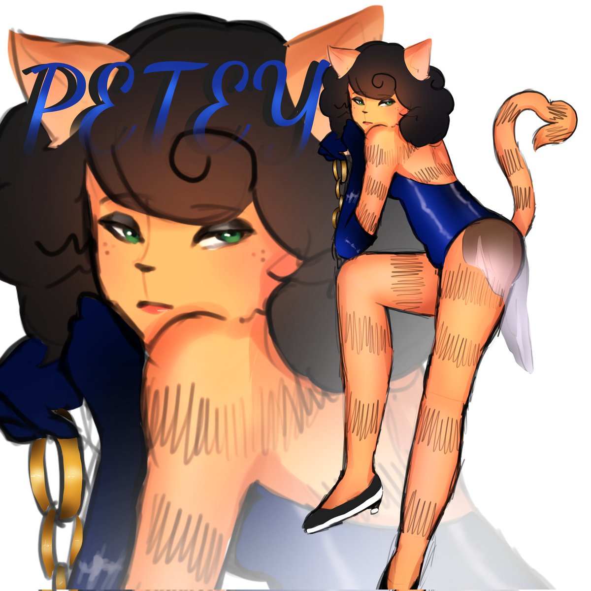 criti_artt's tweet image. JAJAJAA ame como quedó!!!! 🥺👉👈💗
#petey #dogman #peteythecat #fanartㅤㅤㅤㅤ