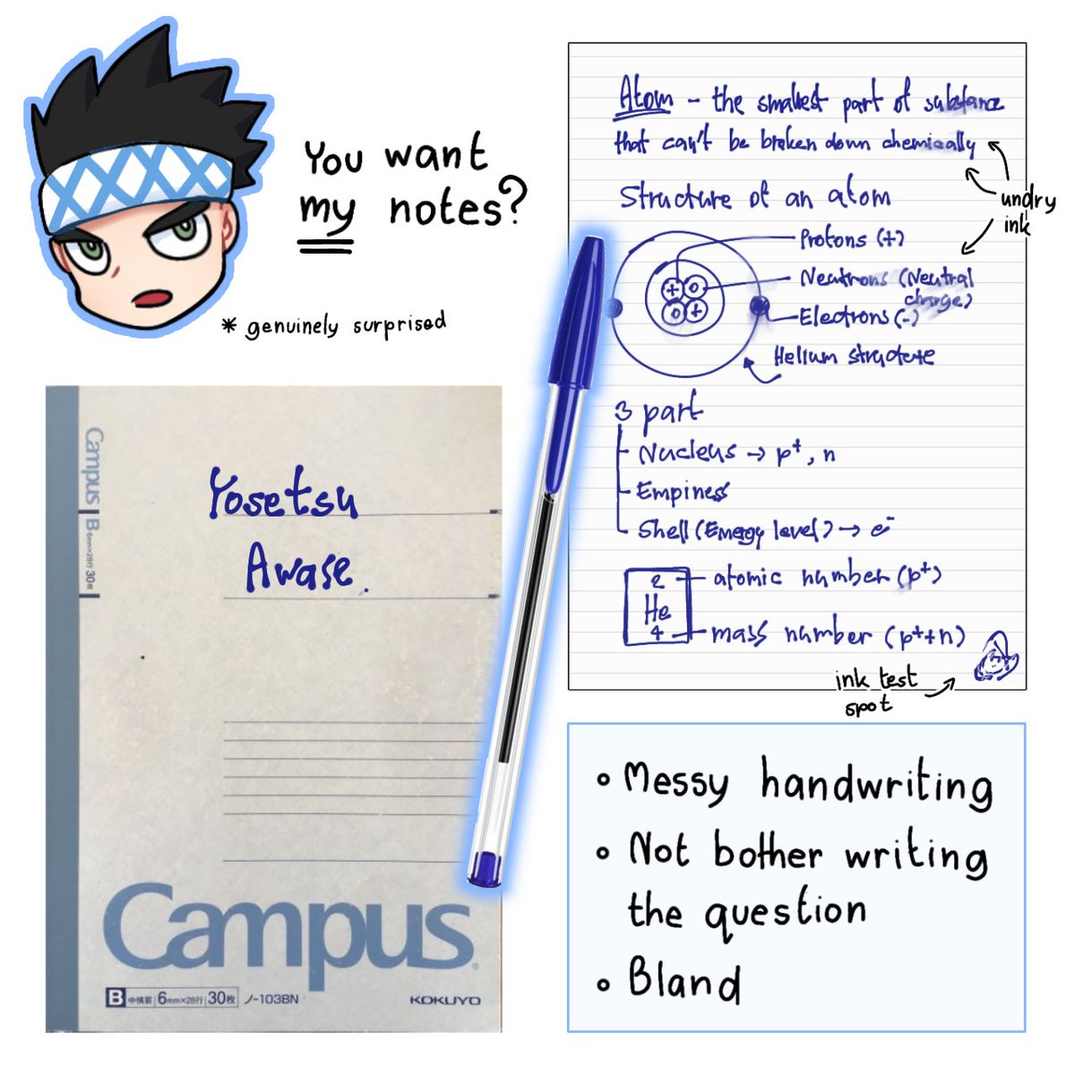 Cube_circle1's tweet photo. Can I borrow your notes? Class 1B edition

#mha #mhafanart https://t.co/fKIz7yh28Q