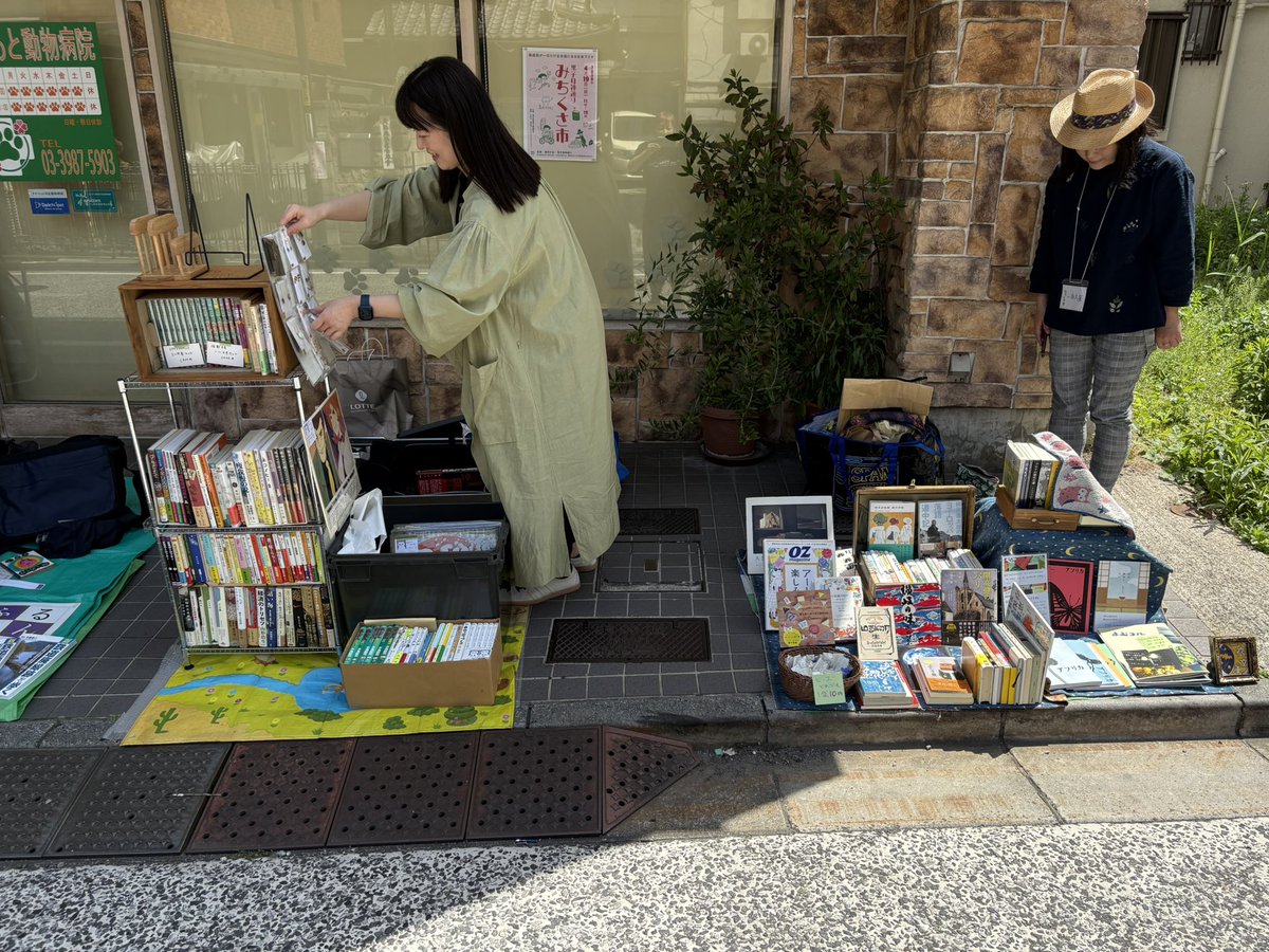 みちくさ市準備中　11時オープン！みなさまお運びください。