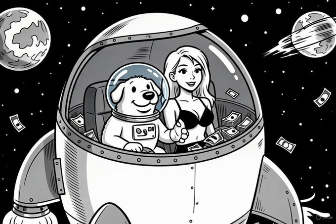 Space Dog tweet media