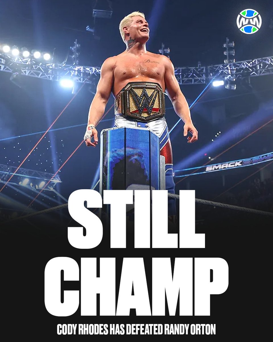 Cody Rhodes is STILL the WWE champion 🏆