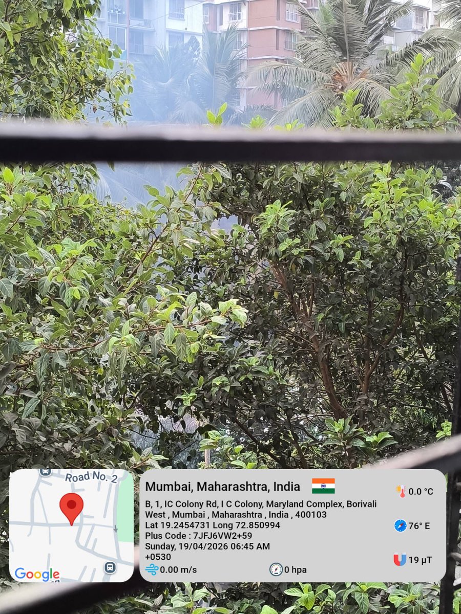 MasterHemal's tweet photo. Fire Burning Air Pollution in Residential Locality Every day,between 6:30 to 7:30am,garbage,dry leaves and other waste materials are being openly burnt. Opp Dr. Neeta’s Prabhu Lane,next to Blossom Apt, IC Colony, Borivali West 
@mybmc @mybmcWardRN @MumbaiPolice @MHBColonyPS https://t.co/lKD6ifd5DF