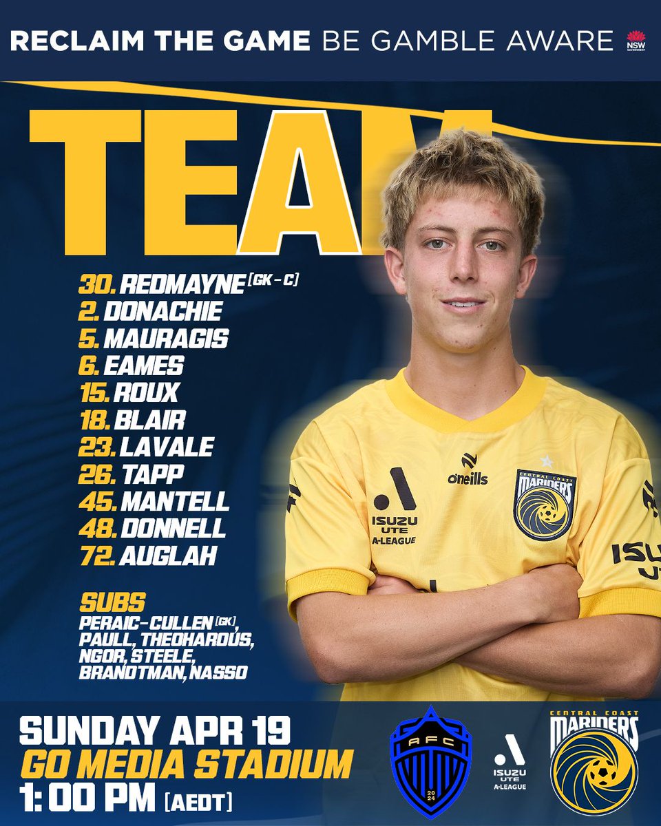 Central Coast Mariners tweet media