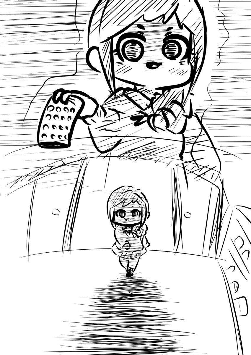 圧倒的オーラを放ちながら一日一回皿の交換をしにやってくる謎の女子生徒 