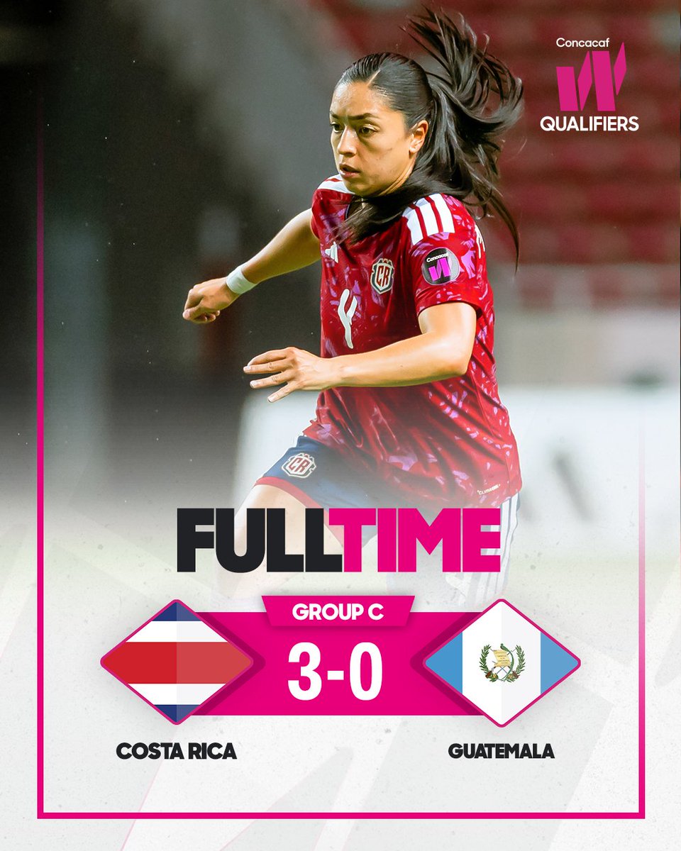 ConcacafW's tweet image. Costa Rica se lleva la victoria 🇨🇷