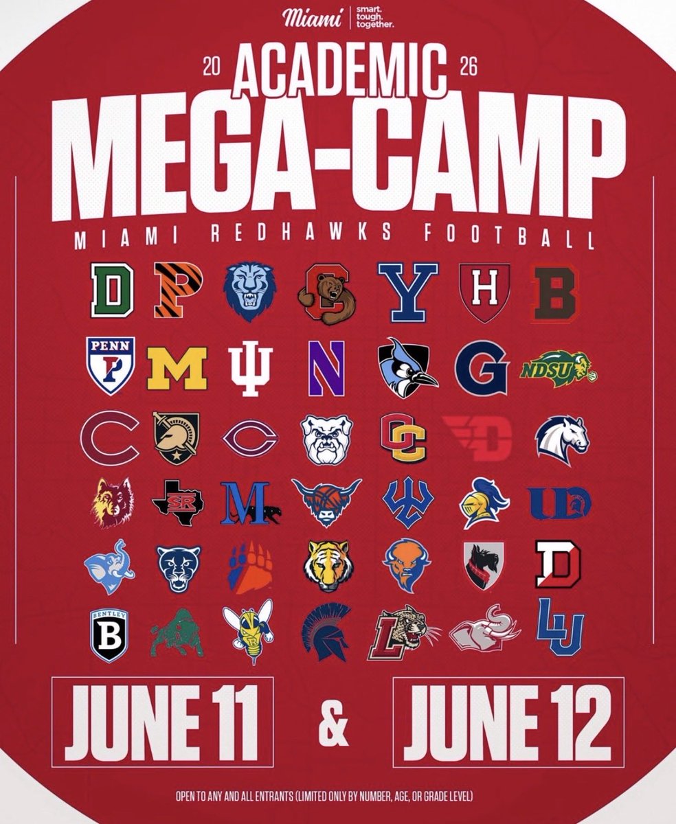 HussainRiz73287's tweet image. I am Grateful and blessed for the opportunity to go attend the University Of Miami Mega camp. I am very excited to attend this Camp.@EliteDawgz_ @OhiosElite1 @CoachZeek_ 
@Berlin_Bears_FB @MiamiOHFootball 
 #TrainOrComplain #CO29 #DLine #Dawg #RecruitMe