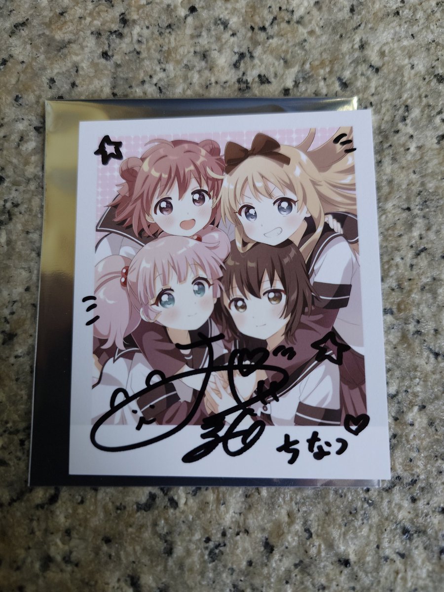 ゆるゆり 放送室グッズ全種購入しました🧣📻️ なおチェキカードはるみ
