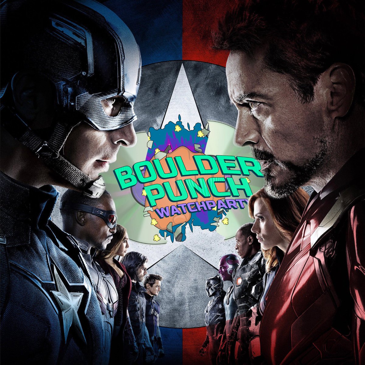 Divided we fall.
Our commentary track for CAPTAIN AMERICA: CIVIL WAR is up NOW on Apple, Spotify, and more!
Come join <a href="/RedBoulderPunch/">Red From Boulder Punch</a>, <a href="/_TheSmartAlec1/">🕷️Smart Alec🕸️</a>, <a href="/gwenstacying/">nebula should have killed thanos</a>, <a href="/HeyGuysItSpidey/">Spidey 3.0🕷️🕸️</a>, &amp; <a href="/SpiderKnightART/">Spider-Knight</a> as they revisit the end of Steve’s trilogy!

rss.com/podcasts/bould…