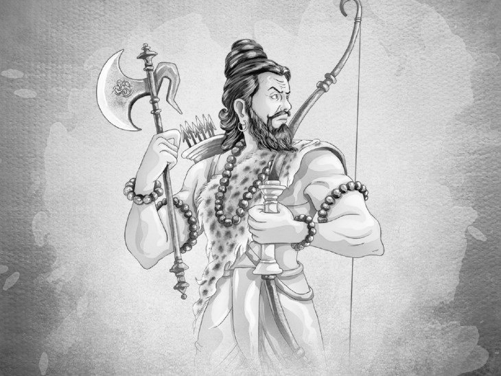 ललाट पर चन्द्रमा सजता है, काँधे पर जनेऊ रखते है
श्री परशुराम के वंशज है,फरसे पर न्याय करते है।🚩

#जय_भगवान_परशुराम