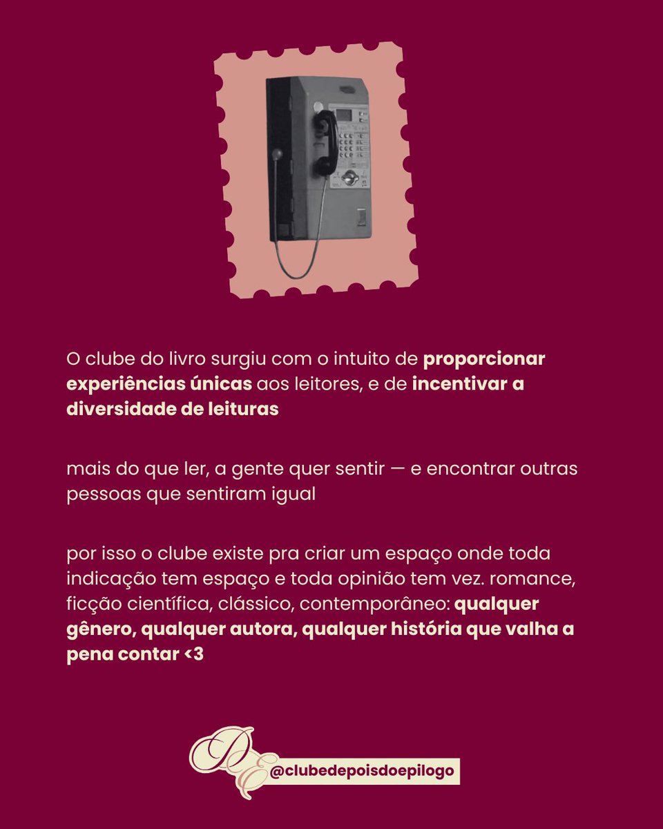 Depois do Epilogo. tweet media