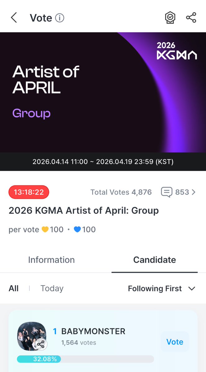 BAEMON VOTE TH tweet media