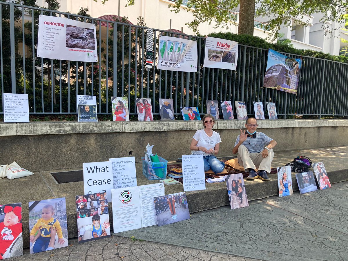 KleinRevd's tweet image. Penang - Malaysia - Support for Palestine. #Genocide #Israel