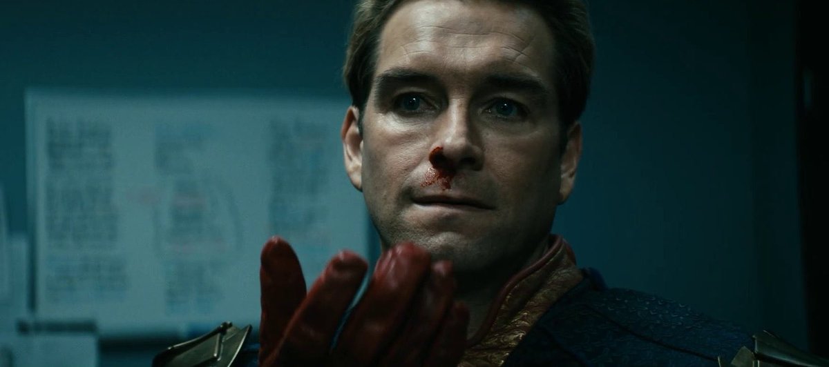 starkcanarie's tweet image. queen maeve and ryan being the only supes to make homelander bleed, I know that keeps him up at night