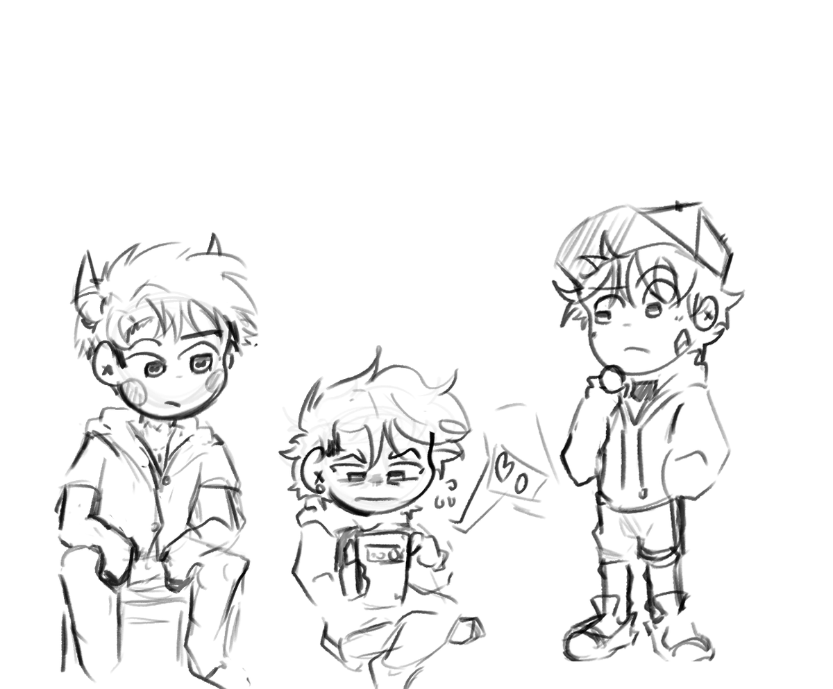Jex_alt's tweet photo. Doodles of me and my friend's sonas and then Spoken for Teto :P https://t.co/ZO4QFYz0F7