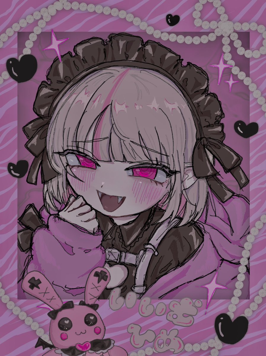 _0820_33's tweet photo. 🎀🍼🖤🎀 #りりむとおえかき https://t.co/p8BJxftgMM