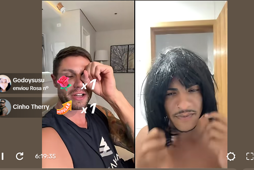 ginvtwitt's tweet photo. Alguém sabe qual é o Tik Tok desse rapaz que estava na Live com o Jonas? https://t.co/KACLQvB3m3