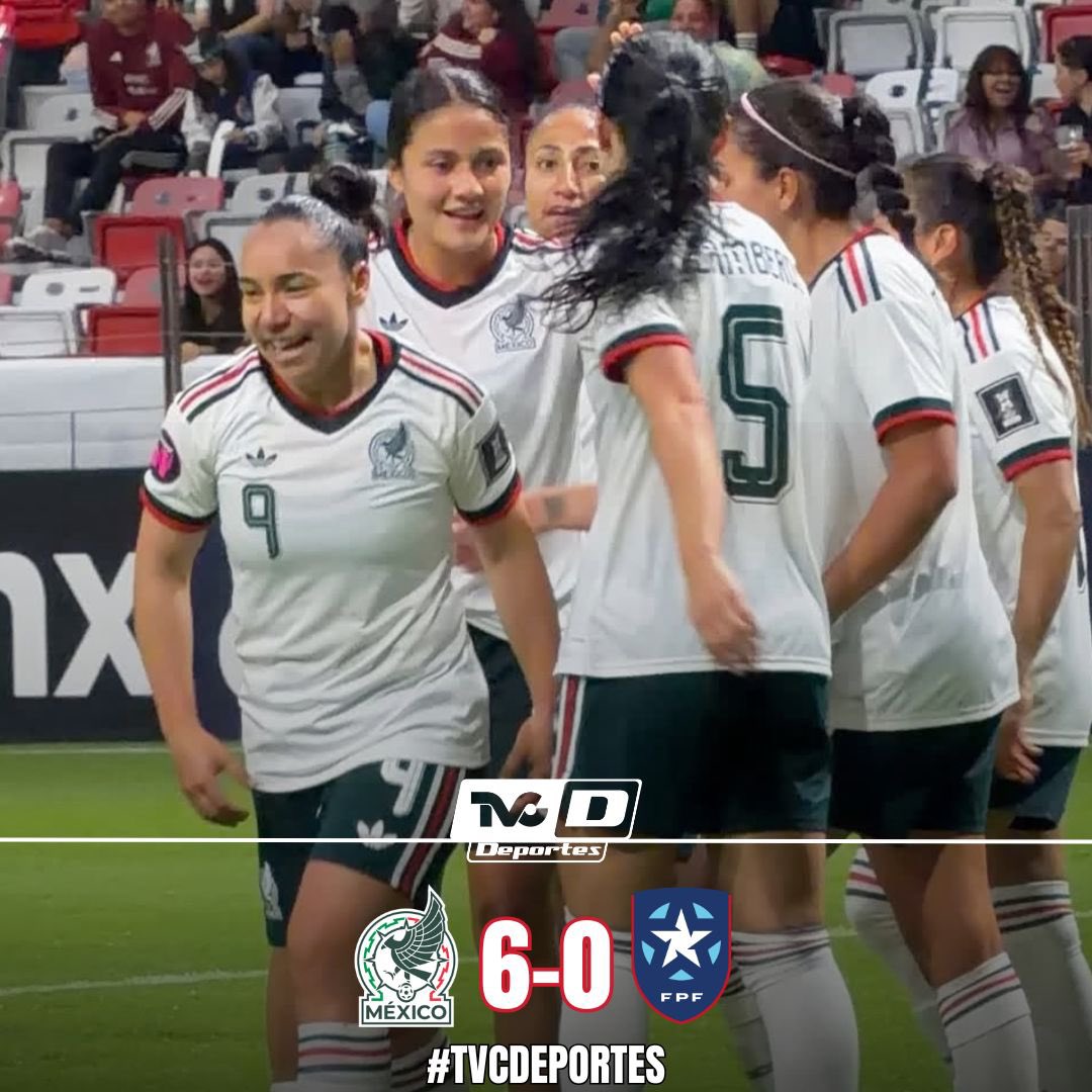 TVCDeportes's tweet image. CON PASO PERFECTO 

Goleada de @Miseleccionfem 6-0 sobre Puerto Rico para terminar de manera perfecta el clasificatorio de CONCACAF W

#SeleccionMexicana #Concacaf #TVCDeportes