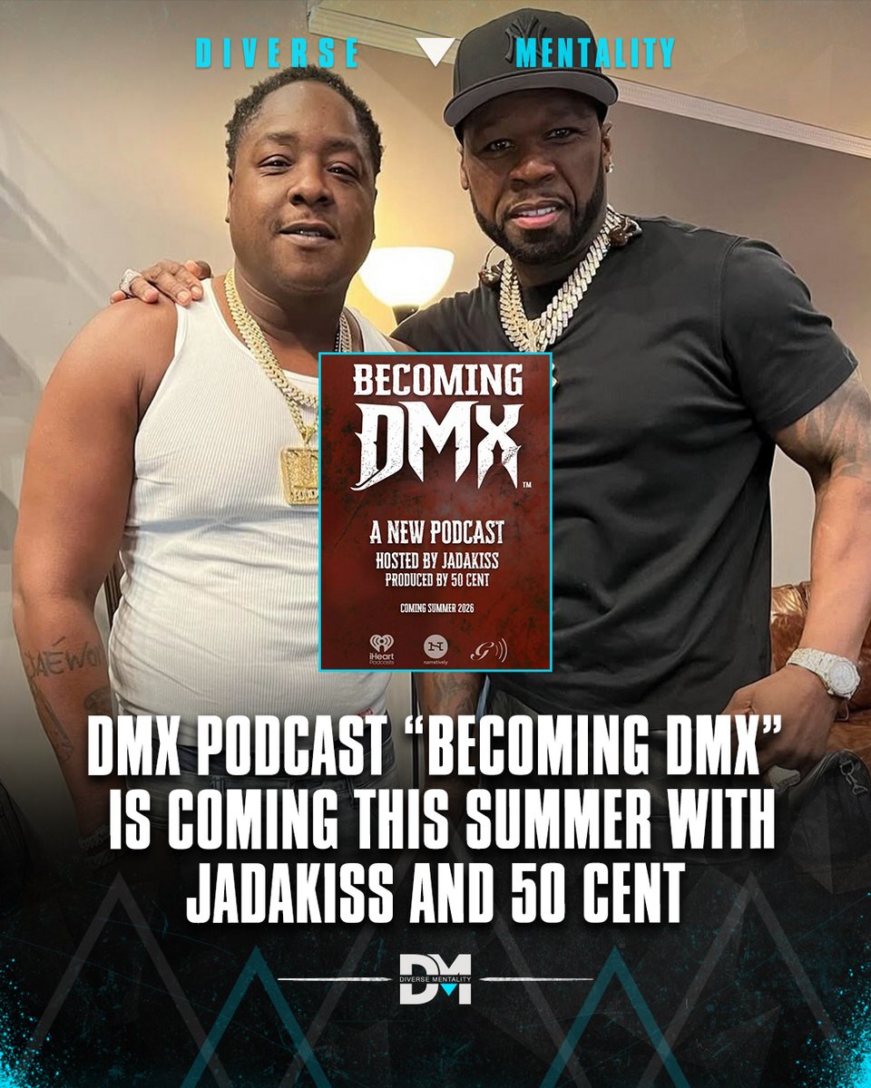 "BECOMING DMX" Podcast Is Coming This Summer 👀

A new podcast going over DMX's life story is officially coming with his estate announcing it today. The podcast will be hosted by Jadakiss and produced by 50 Cent. 

Here's what DMX's estate had to say: 

"The Estate of Earl