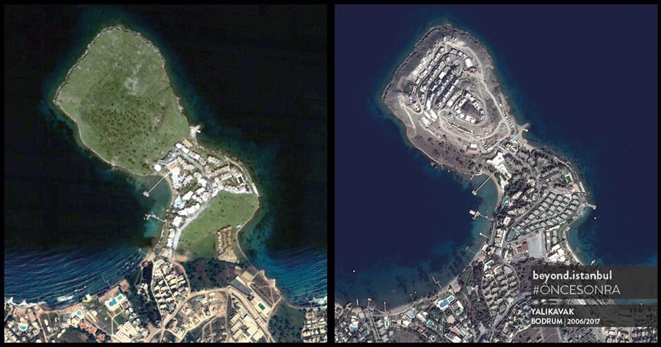 "2 binadan ne çıkar" diyenler için:
Muğla /Bodrum - Yalıkavak
 2006.                             2017